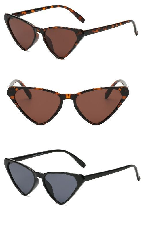 Luxe Retro Cat Eye Sunglasses