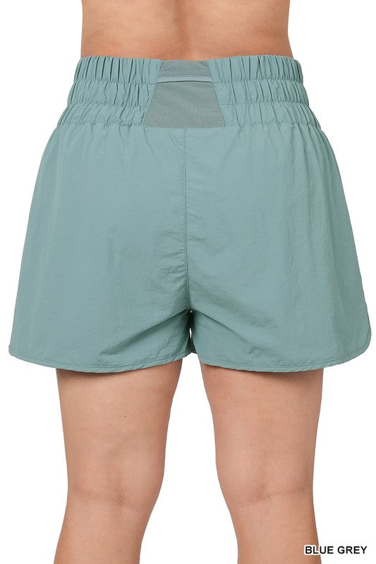 Plus Evie Windbreaker Shorts