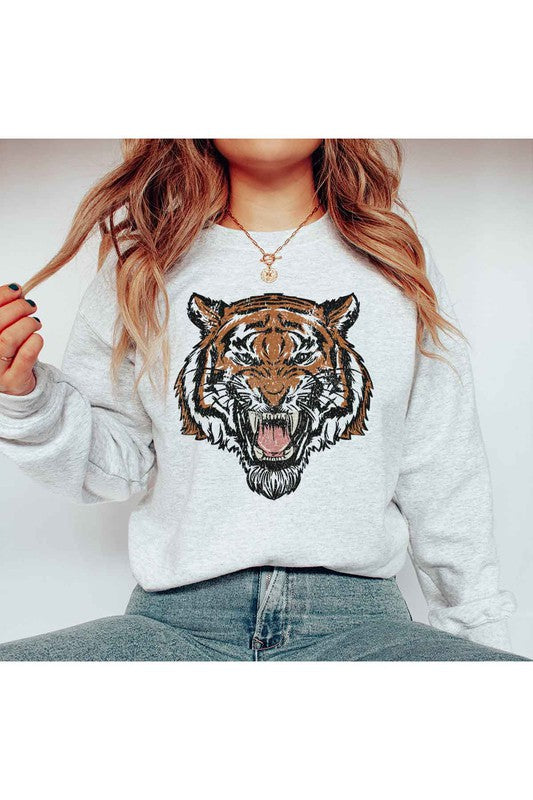 Plus Tiger Sweatshirt