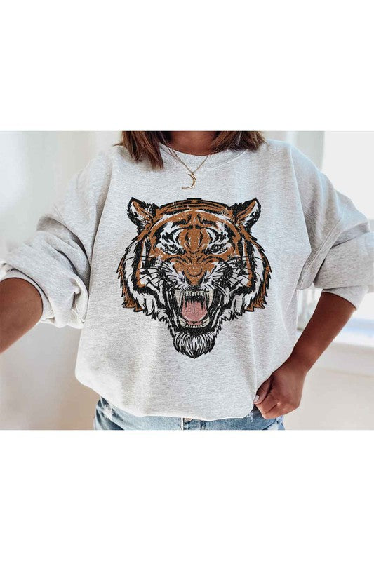 Plus Tiger Sweatshirt