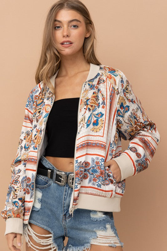 The Paislee Bomber Jacket