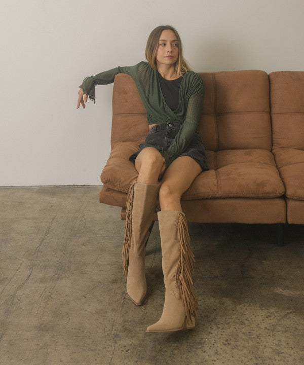 The Out West Fringe Boots