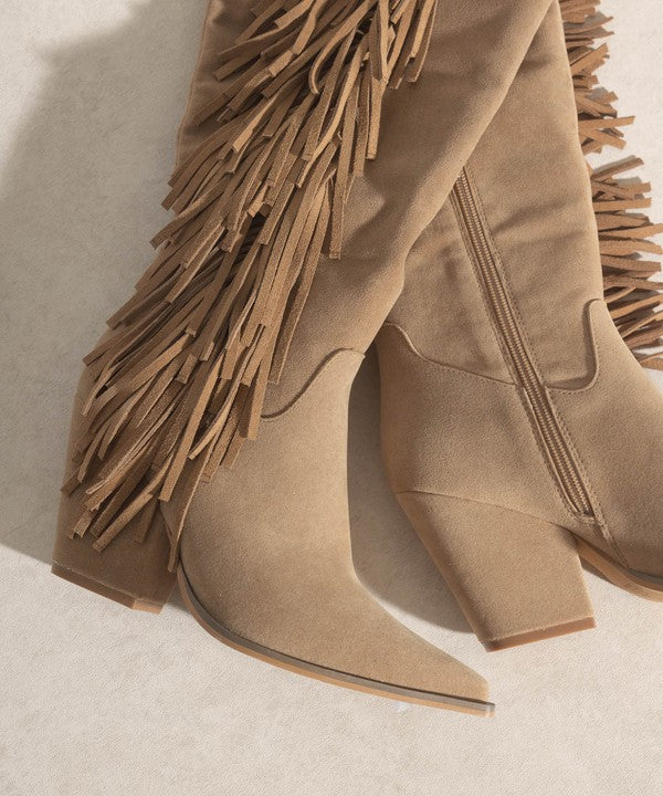 The Out West Fringe Boots