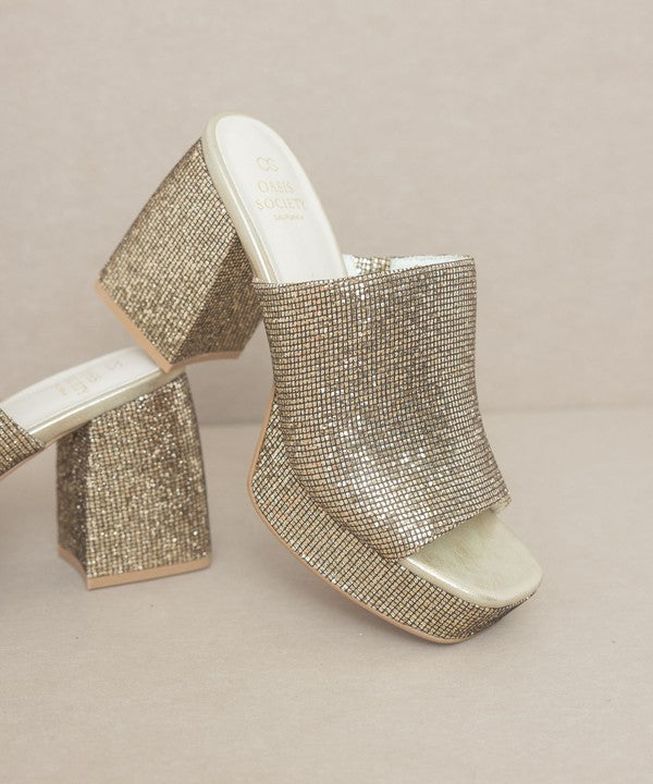 The Crystal Slide Heel