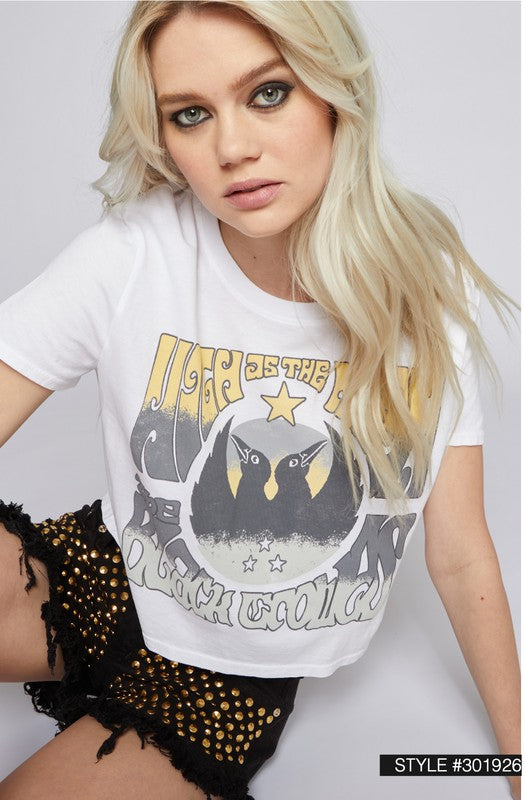 The Black Crowes Crop Tee