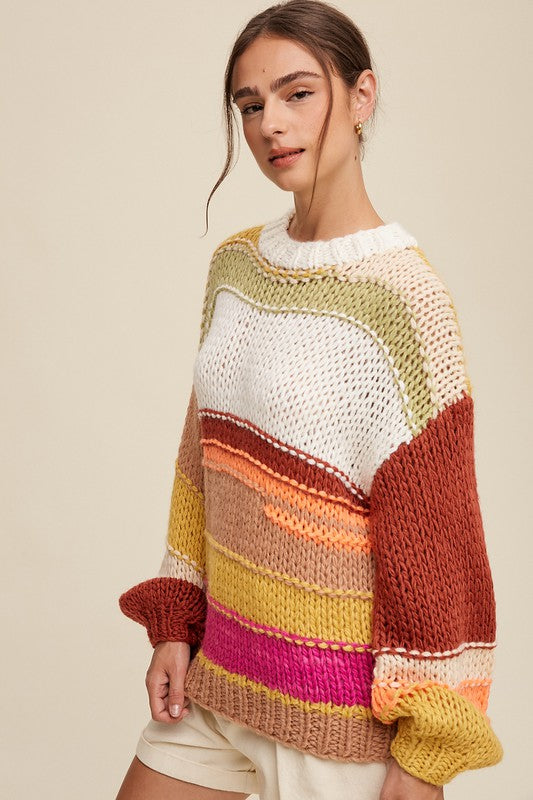 The Alli Hand Crochet Sweater