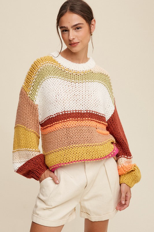 The Alli Hand Crochet Sweater