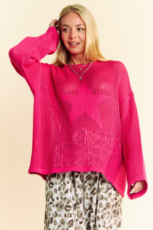 The Cate Crochet Knit Top