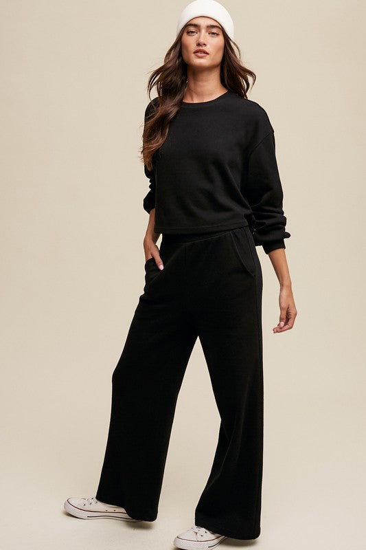 The Katie Knit Sweat Top and Pants Set