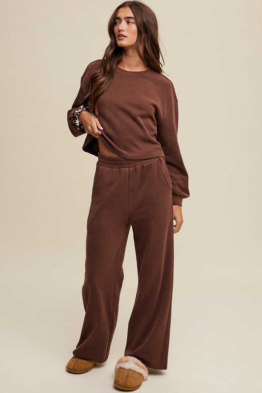 The Katie Knit Sweat Top and Pants Set