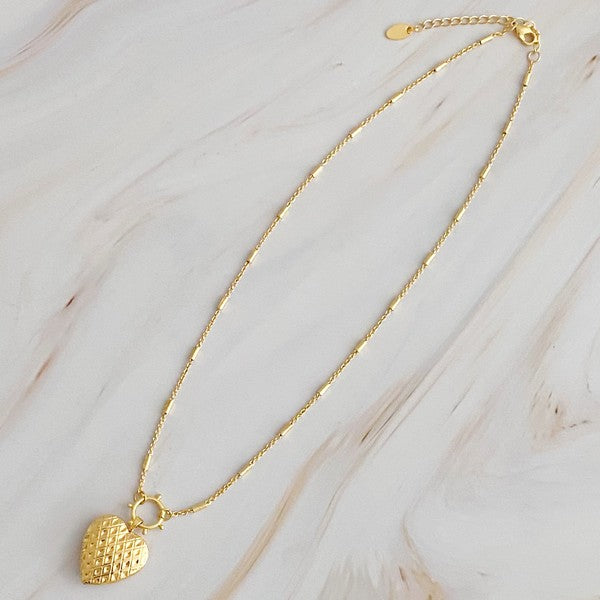 Lou Open Locket Necklace