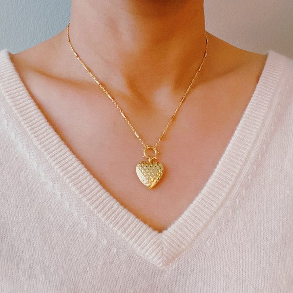 Lou Open Locket Necklace