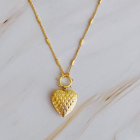 Lou Open Locket Necklace