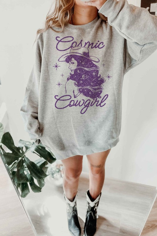 Cosmic Cowgirl Oversized Sweatshirt