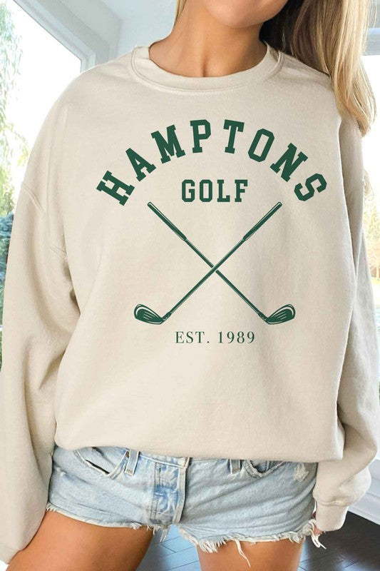 Hampton Golf 1989 Oversized Graphic Sweatshirt