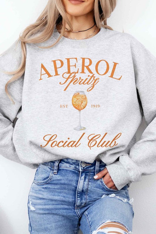 Aperol Spritz Social Club Graphic Sweatshirt