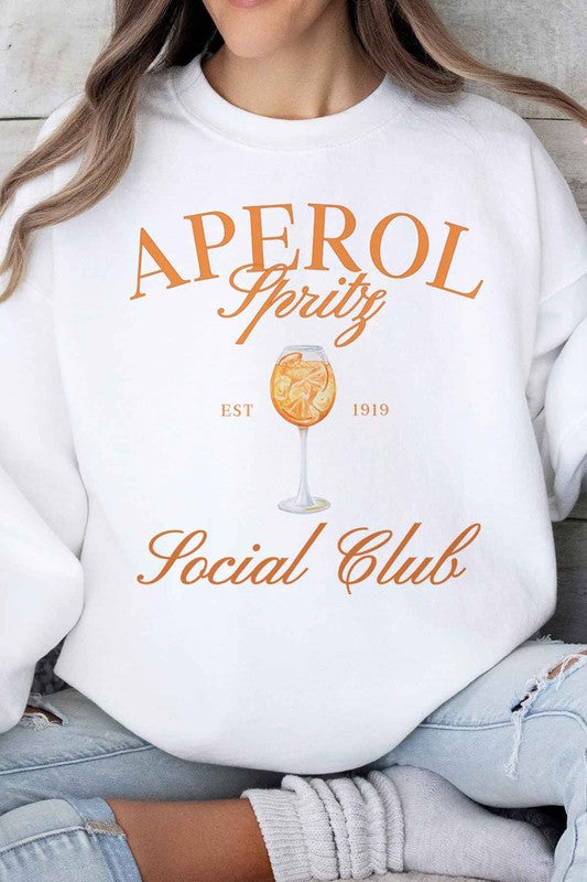 Aperol Spritz Social Club Graphic Sweatshirt