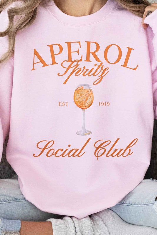 Aperol Spritz Social Club Graphic Sweatshirt