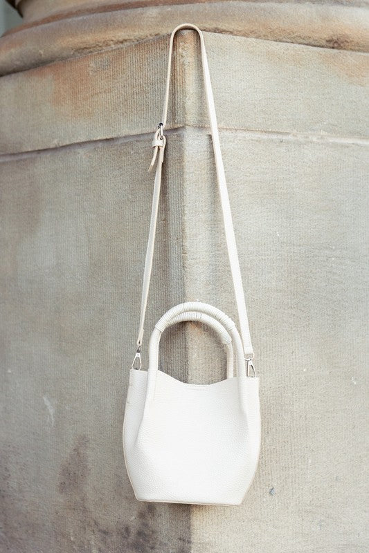 The Drew Mini Bucket Crossbody Tote