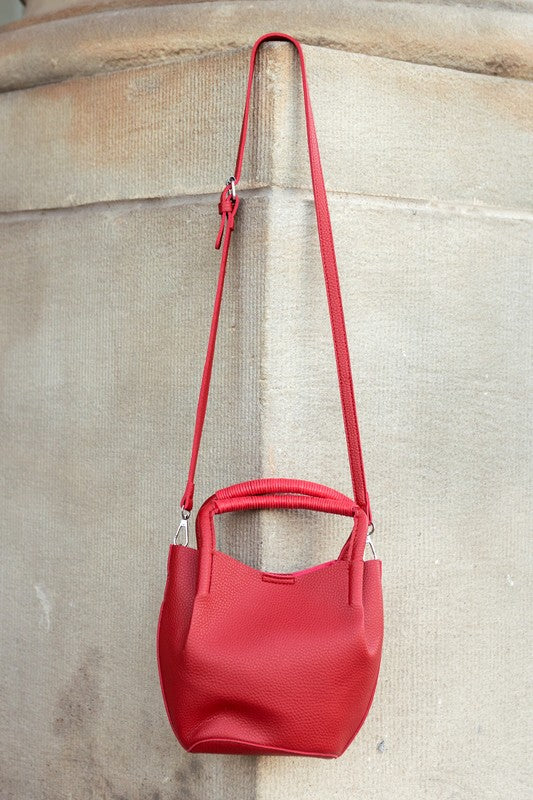 The Drew Mini Bucket Crossbody Tote