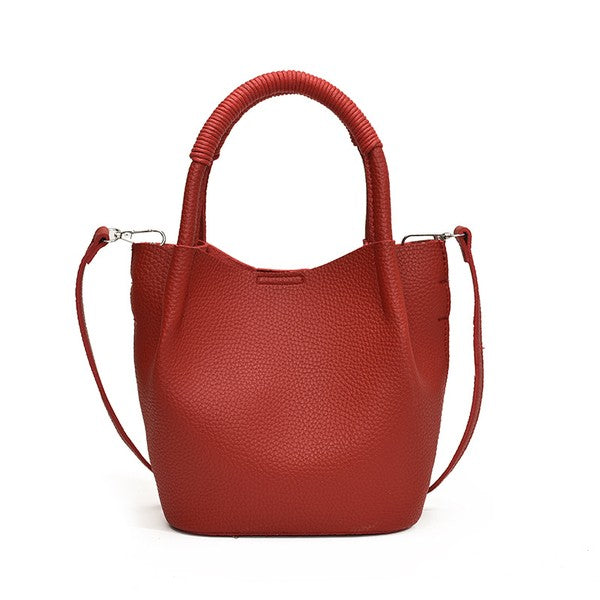 The Drew Mini Bucket Crossbody Tote