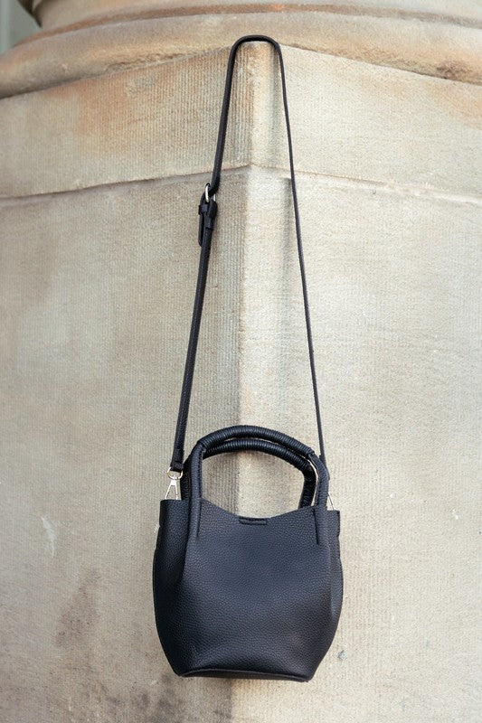 The Drew Mini Bucket Crossbody Tote