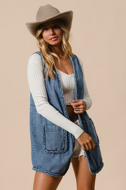 The Janette Denim Vest