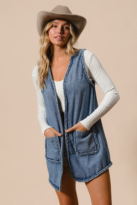 The Janette Denim Vest