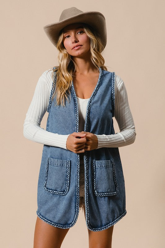 The Janette Denim Vest