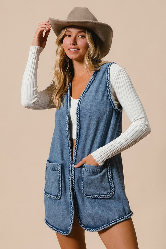 The Janette Denim Vest